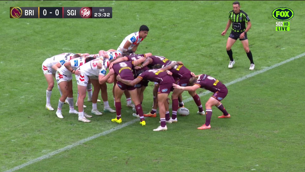 "Forward from every angle" 📺 Watch #NRLBroncosDragons on ch.502 or stream on Kayo: ✍️ BLOG 🔢 MATCH CENTRE