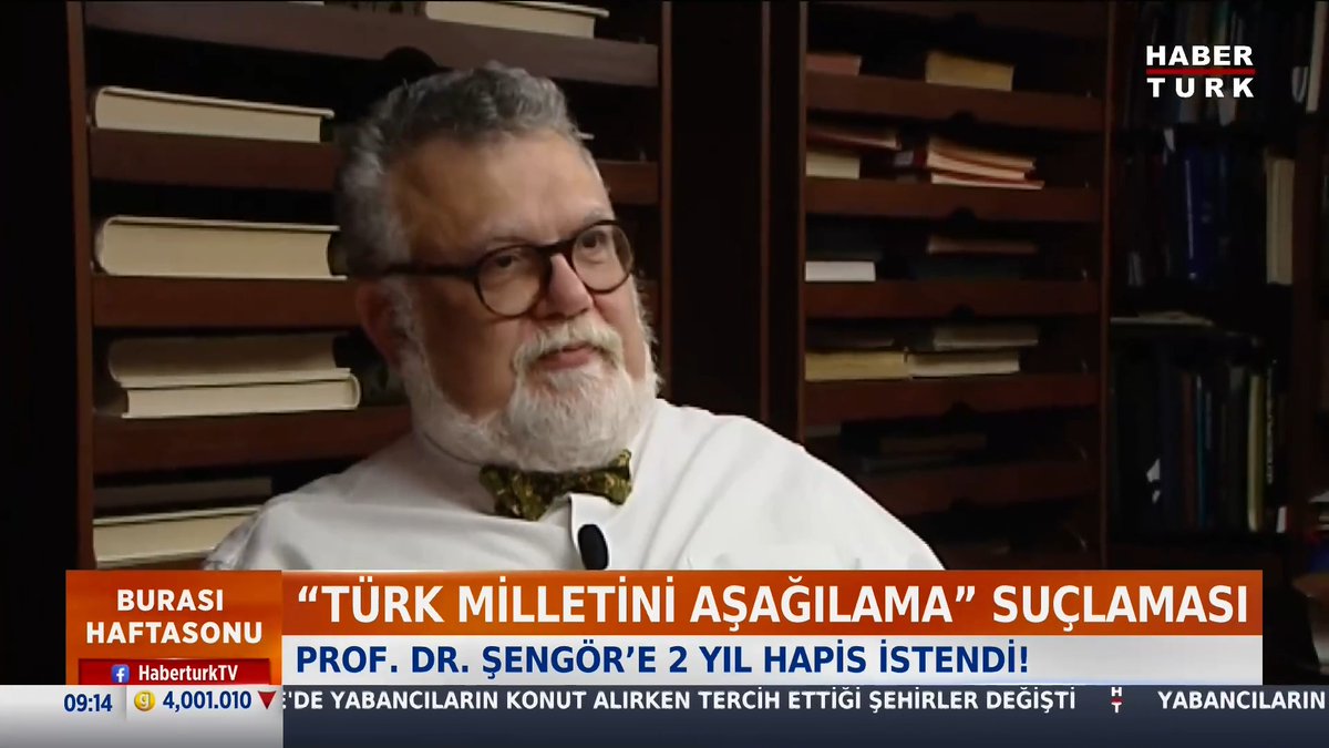 Prof. Dr. Celal Şengör'e hapis istemi "Ben Türk halkı kadar cahil, Türk halkı kadar ahlak kavramından yoksun bir toplum tanımadım" sözleri nedeniyle Şengör hakkında iddianame düzenlendi.