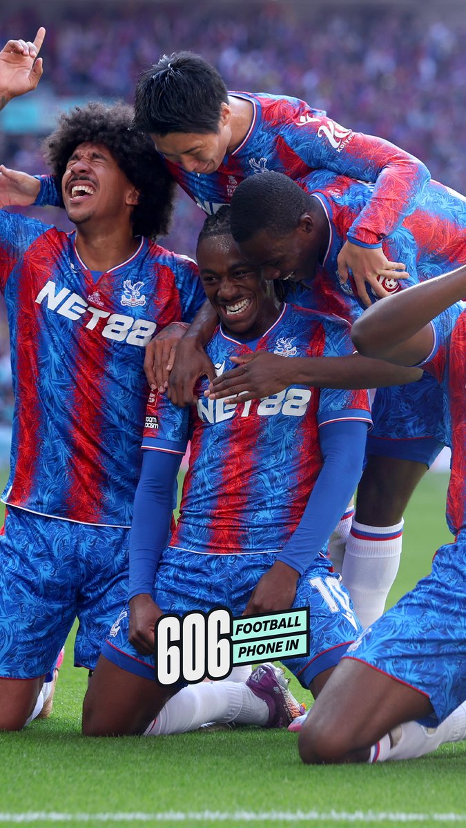 🎶 "It's the best day ever!" Crystal Palace fan Moby and his son Lucas call into 606 singing after the FA Cup win 🦅❤️💙 #BBCFootball #FACup #CPFC #BBC606