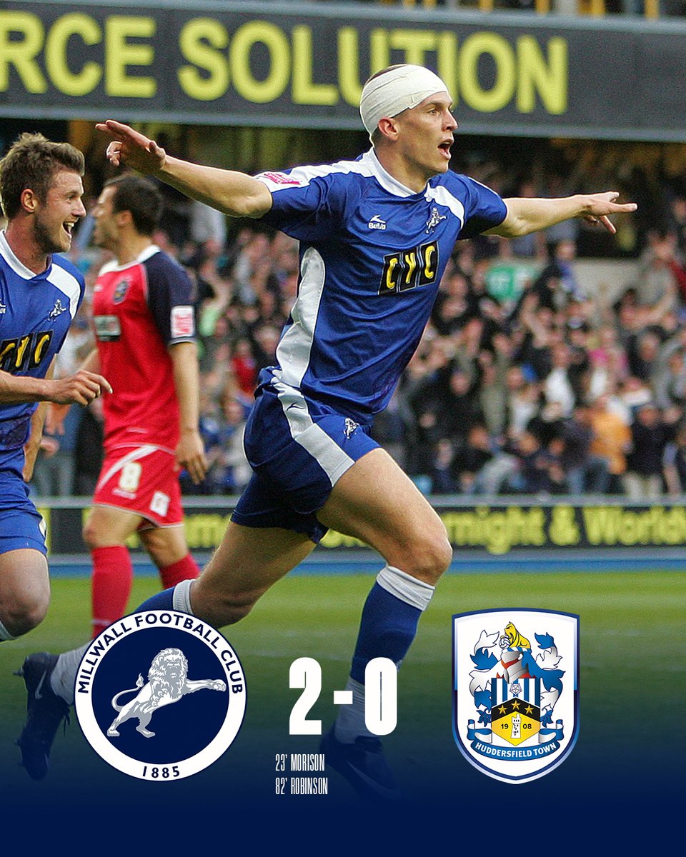 #Millwall 2️⃣ - 0️⃣ Huddersfield Town 🗓️ On this day back in 2010, Steve Morison and Paul Robinson fired The Lions to Wembley.