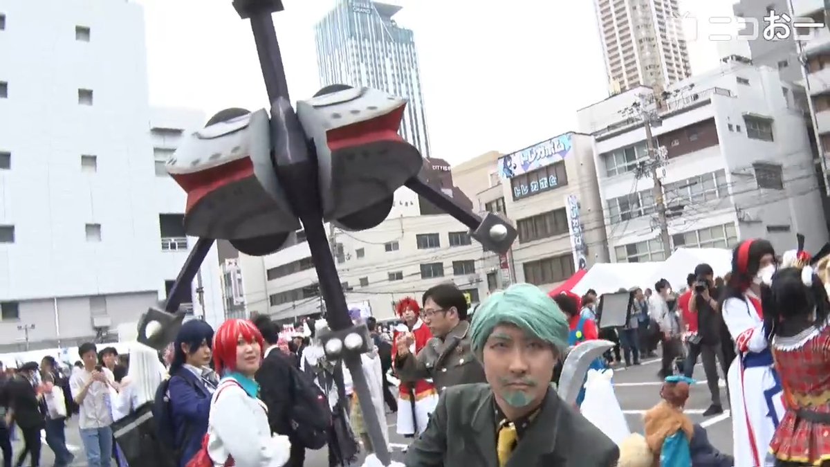 『機動戦士Gundam GQuuuuuuX』のシャリア・ブルとドレンのコスプレ【#日本橋ストリートフェスタ2025】 鰐軍壮 烈風改 #ガンダム #Gundam #GQuuuuuuX #ジークアクス #シャリアブル #ドレン #ストフェス #ストフェス2025 #日本橋ストリートフェスタ #コスプレ #NSF2025 #cosplay
