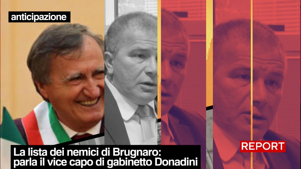 Un lungo elenco di nemici da colpire con cause civili e richieste di risarcimento danni. La lista nera di Brugnaro è stata sequestrata dalla GdF negli uffici comunali di viale Ancona. Era custodita nell’armadio del vice capo di gabinetto, Donadini. #Report stasera 20.30 #Rai3