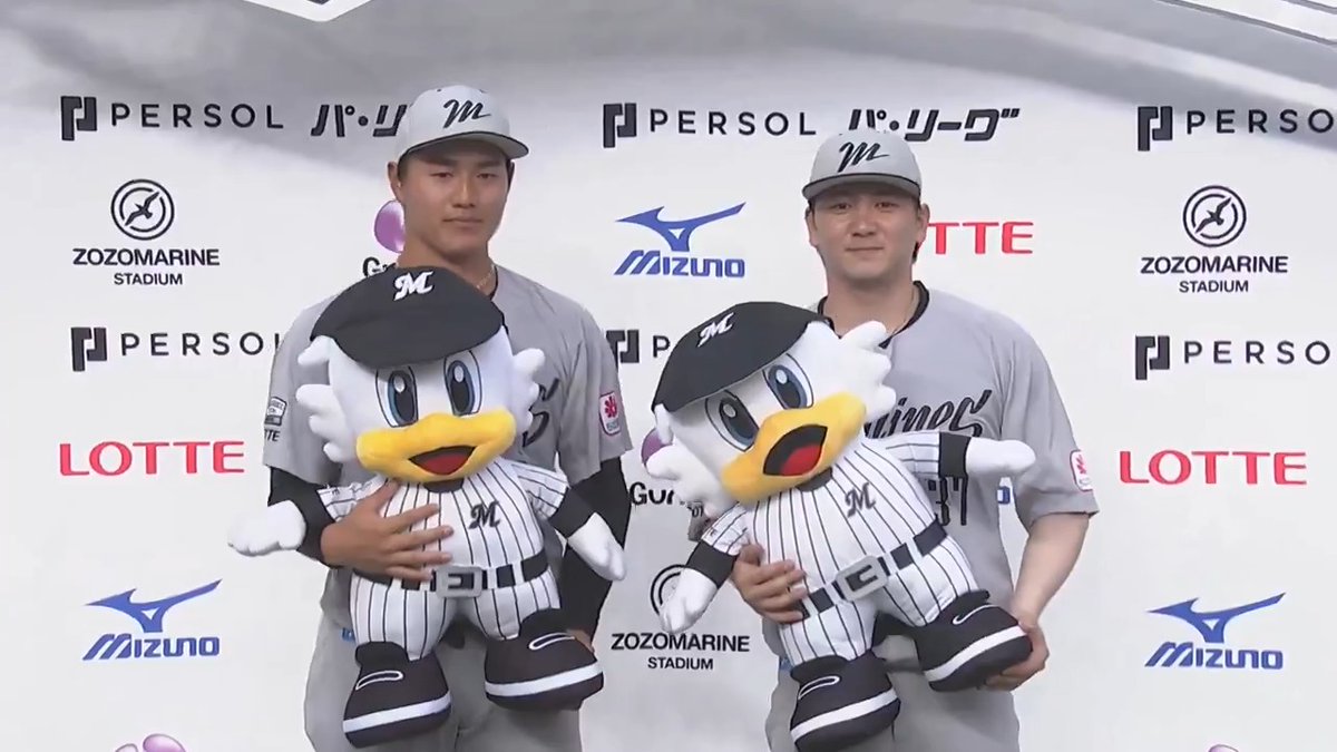 ／ 5/18ヒーローインタビュー⚾️ ＼ 千葉ロッテ #西川史礁 選手 #小野郁 投手✨ #chibalotte
