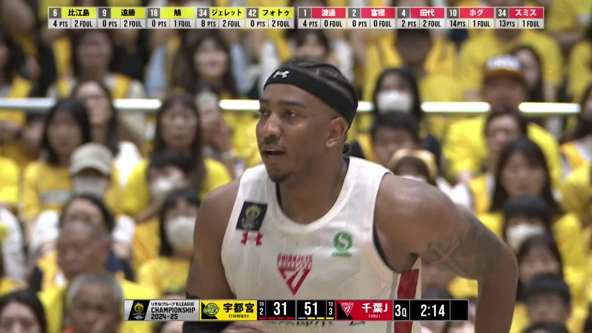 りそなグループ B.LEAGUE SEMIFINALS 2024-25 GAME2 vs. 宇都宮 3Q クリストファー・スミスのタフなペイントアタックからの得点でオフェンスのリズムをさらに上げていく🔥🔥🔥 配信はこちら▼ #千葉ジェッツ #いくぜてっぺん