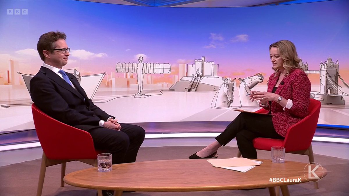 "If you go into a negotiation without being clear about what you want to protect... it's very hard to get a good deal" Shadow Chancellor of the Duchy of Lancaster Alex Burghart says the government is "unclear" on "red lines" during UK-EU talks #BBCLauraK