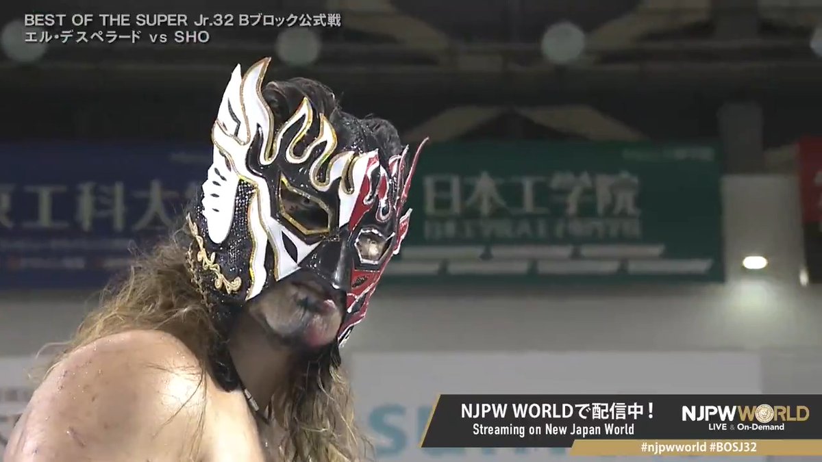 .EL DESPERADO "Loco Mono" Sign up Now &amp; Stay tuned to #NJPW #njpwworld #BOSJ32