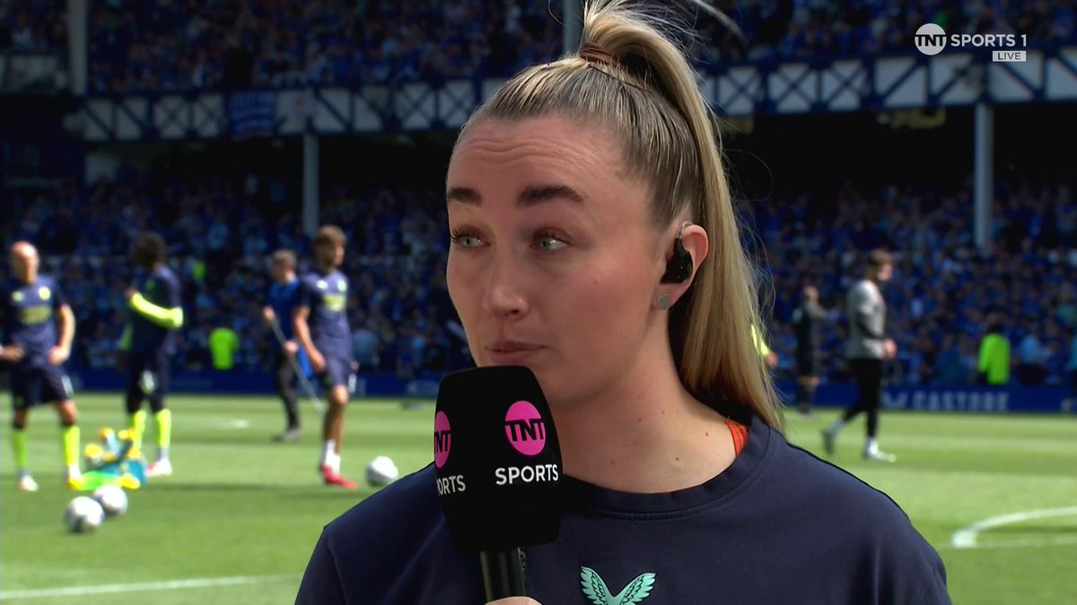 "This is a benchmark in Women's football" 🤝 Everton captain Meg Finnigan on how the women's team moving into Goodison Park from next season is a game-changer 📺 TNT Sports & discovery+ UK
