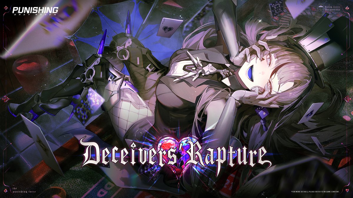 [Punishing: Gray Raven | Deceivers' Rapture Story PV (EN Dubbed Ver.)] Filled with psychedelic mysteries and extravagant allure, the night presents shadows of temptation and cunning victors. #punishinggrayraven #PGR