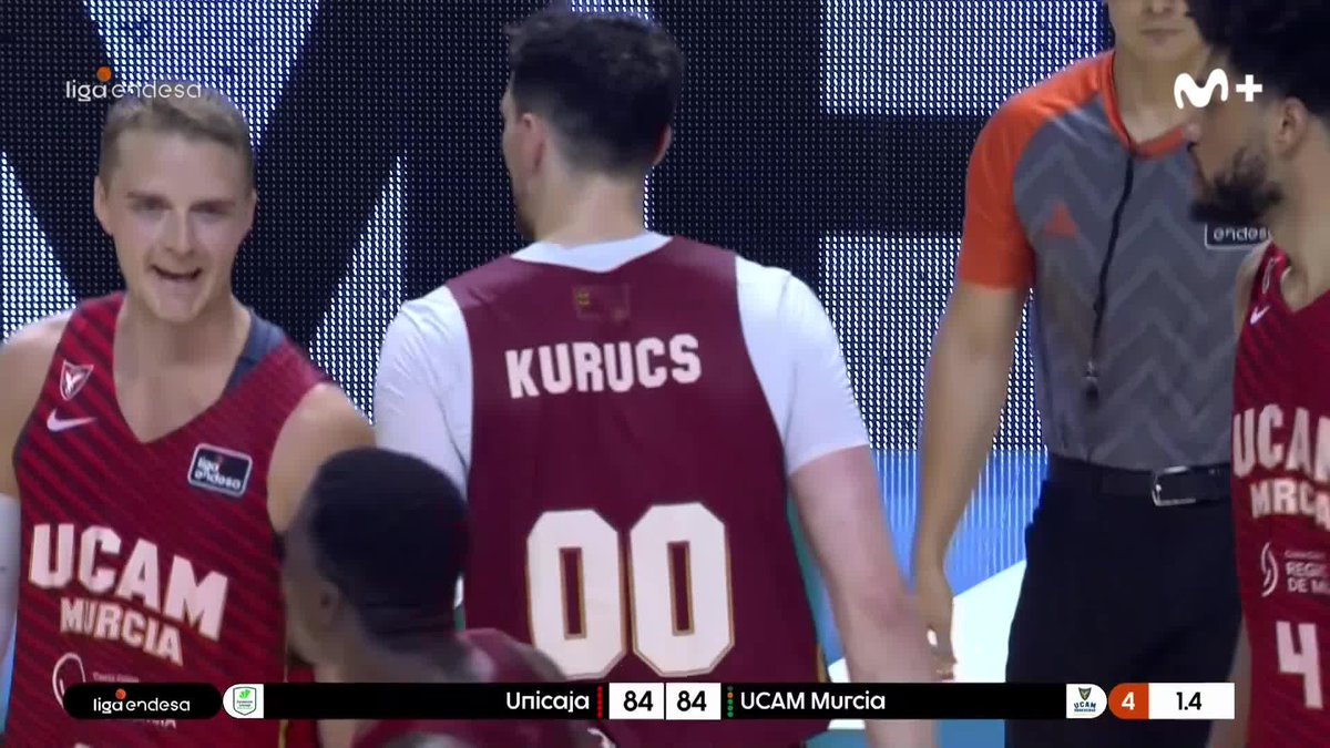 ¡LA CANASTA DE RODIONS KURUCS PARA FORZAR LA PRÓRROGA EN EL CARPENA! 🤯 📺 Movistar Plus+ | UCAM Murcia #LigaEndesa | #ConectaConTuPasión