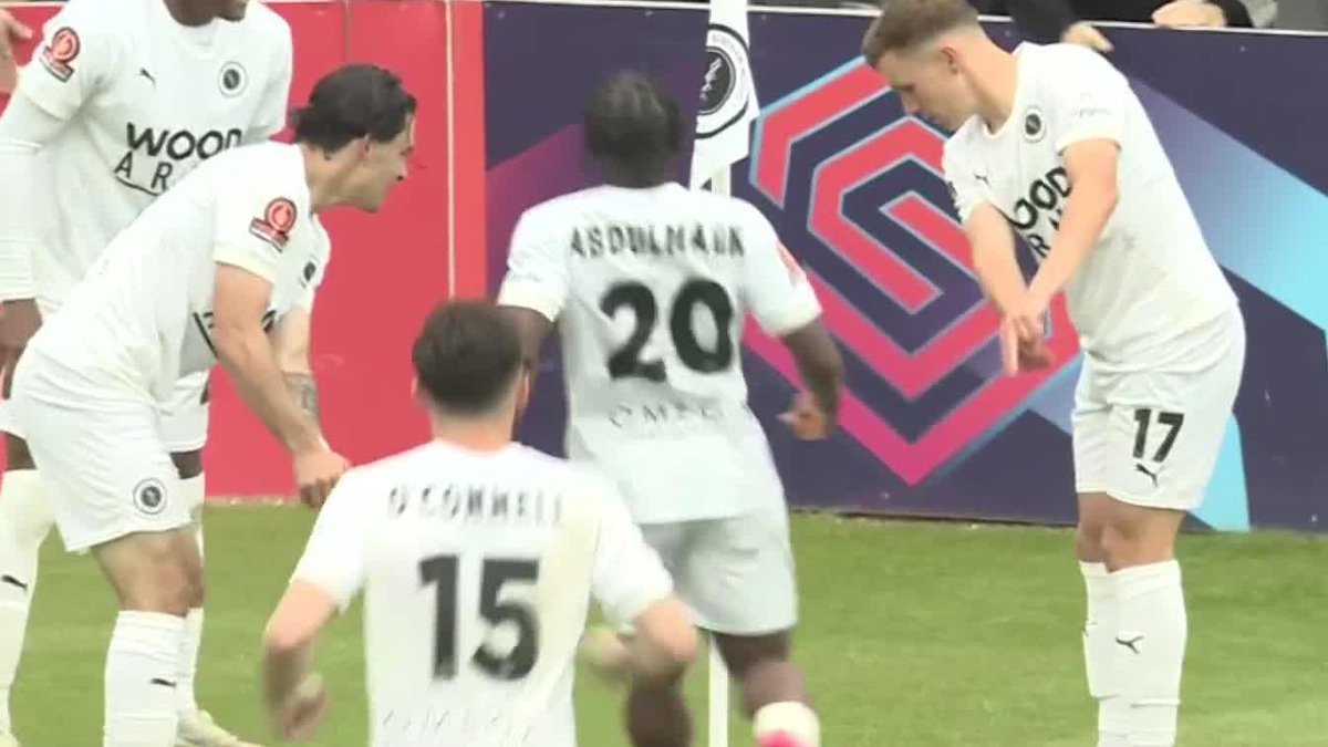 A cracking finish from Charles Clayden opens the scoring in the promotion final! 💥⚽️🏌️‍♂️ National League Play-Offs | Every Game Live | Boreham Wood FC | #killrecky