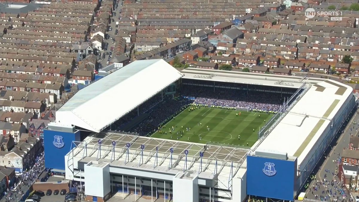 "The fans deserve it, they've been amazing" 🔵 Jordan Pickford and Iliman Ndiaye reflect on a historic win in Everton's final game at Goodison Park 📺 TNT Sports &amp; discovery+ UK