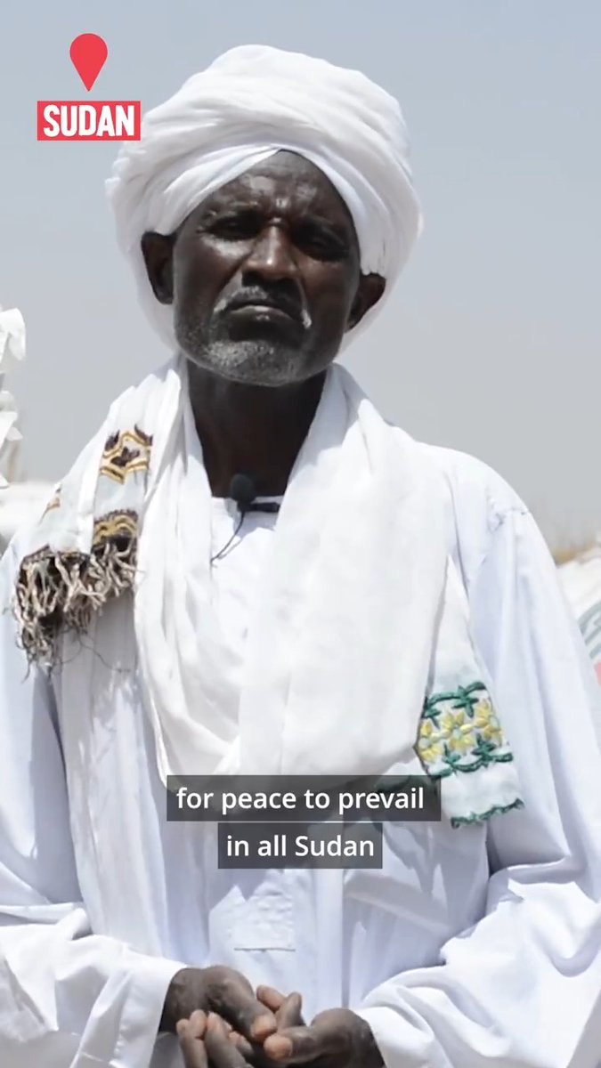 In #Sudan, thousands of people, like Gida and Ahmed, have been uprooted again by violence. This is the world’s largest hunger crisis — driven by conflict, not by nature. WFP is scaling up to reach millions more people with food and nutrition support and turn the tide of famine.