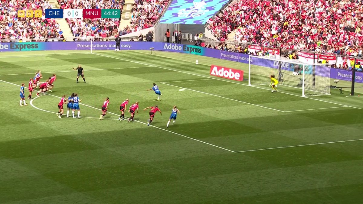 Sandy Baltimore puts Chelsea ahead in the Women's FA Cup final! #BBCFootball