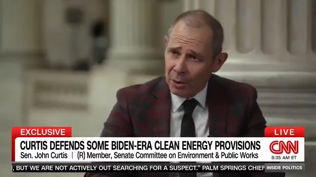 NEW: "I really think the best way to make President Trump successful is to let him know when we disagree.” Utah GOP Senator John Curtis vows to be an independent voice as he breaks with Trump over key issues. Manu Raju sat down with him for an exclusive interview. #InsidePolitics