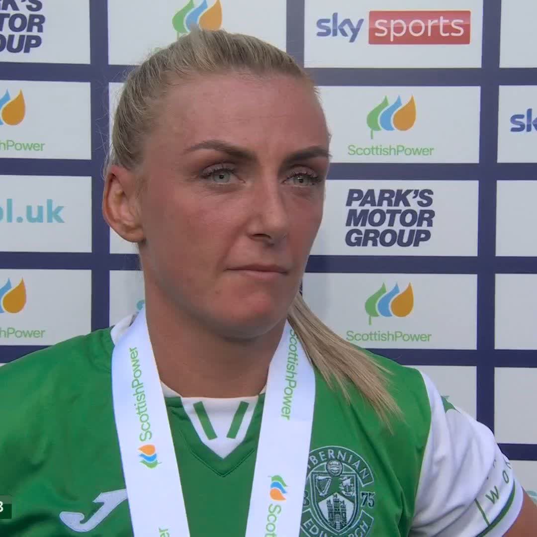 🗣️ “I’ve been through hell and back” 🗣️ “We stood up and fought for each other” An emotional Siobhan Hunter reflects on Hibs winning the SWPL title 💚