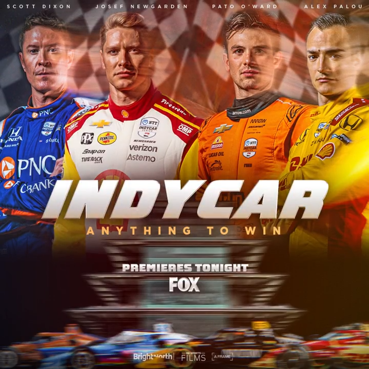 TODAY at 3p ET on FOX, catch the high-octane story behind the Indianapolis 500 🏁 Don't miss the debut of INDYCAR: ANYTHING TO WIN