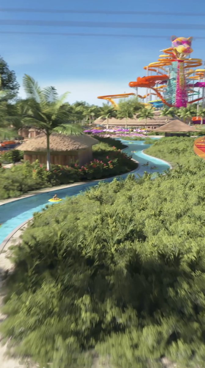 Up for a mile of letting the good times flow? 🍹 The world’s longest lazy, crazy river is only at Perfect Day Mexico, opening in 2027.