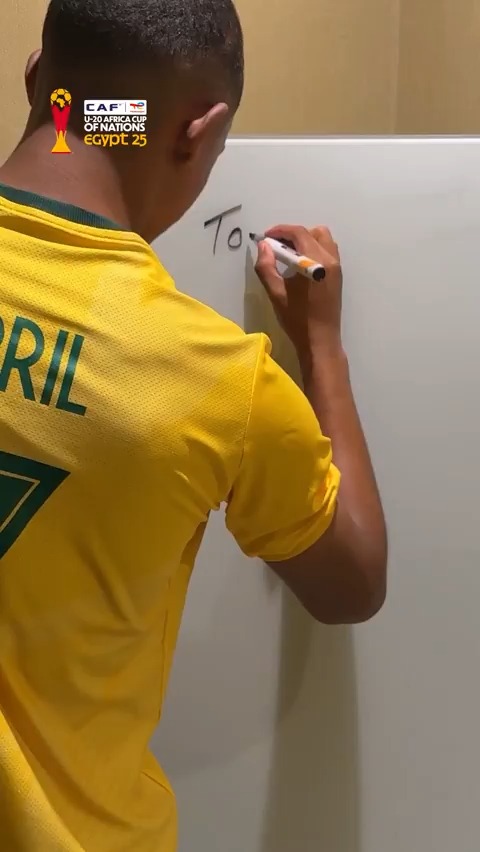 Big dreams. Bigger purpose. ⭐️ Manifesting greatness, chasing every goal. 🇿🇦🇲🇦 #TotalEnergiesAFCONU20