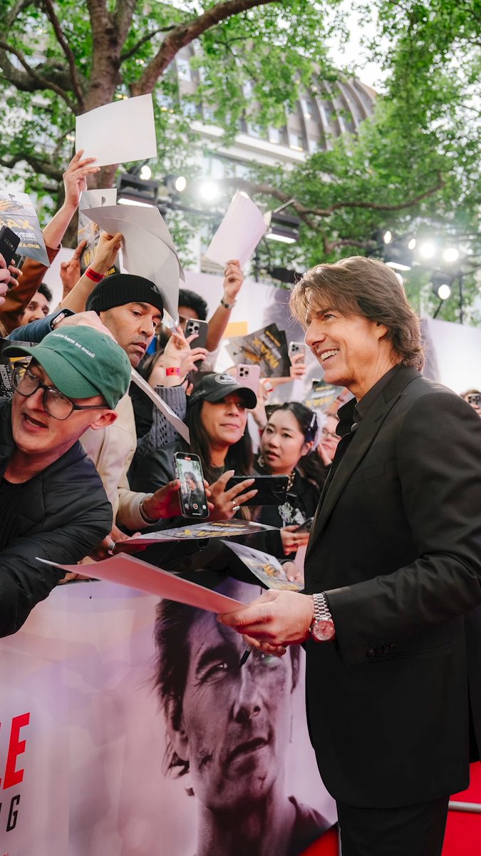 Mission: Impossible – The Final Reckoning is a story built for the big screen. London, thank you for allowing us to share that experience with you all. We made this film for you.