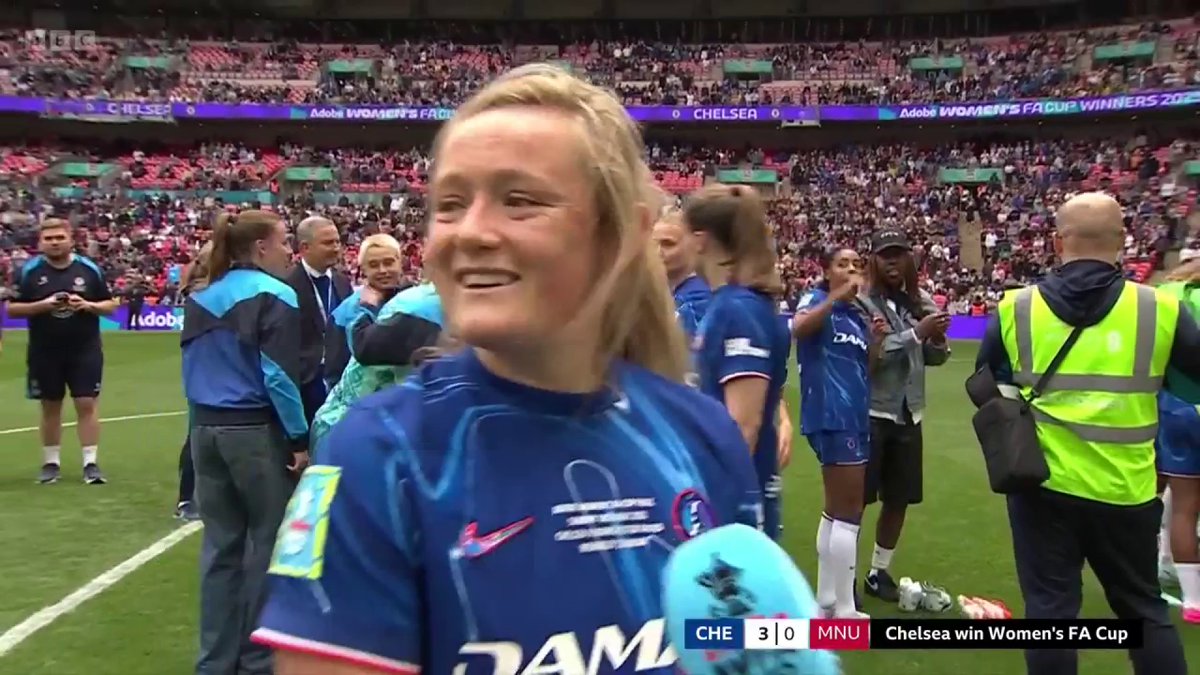 "A treble... what a way to start!" 🏆 Erin Cuthbert will be partying tonight 🎉 #BBCFootball