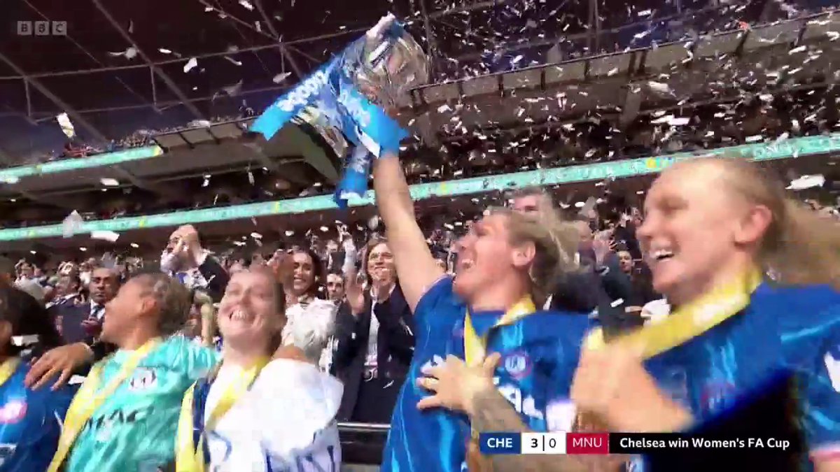 Chelsea are FA Cup champions for a sixth time! 👏 #BBCFootball