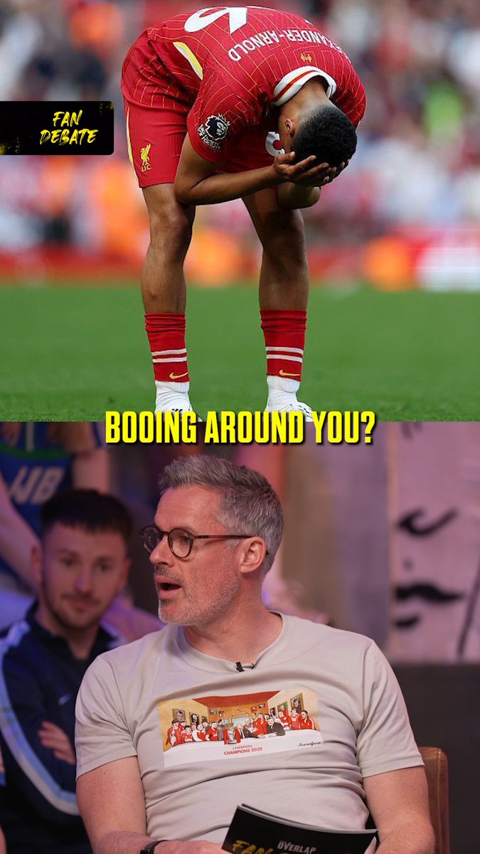 “To my left was a lad who was absolutely fuming people were booing... And to my right there was a lad who was booing!” 🤯 Trent’s farewell has left Anfield divided, are the boos for Trent fair or out of order? 💭