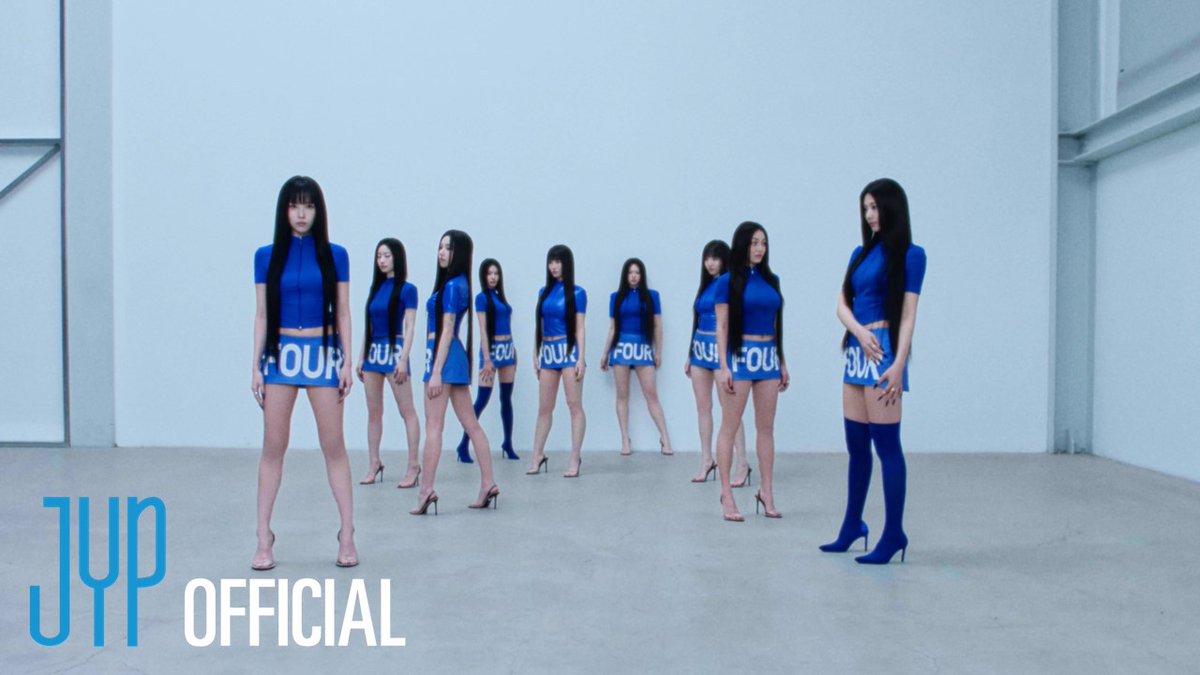 TWICE in the teaser for their upcoming album 'FOUR.' Out in July.