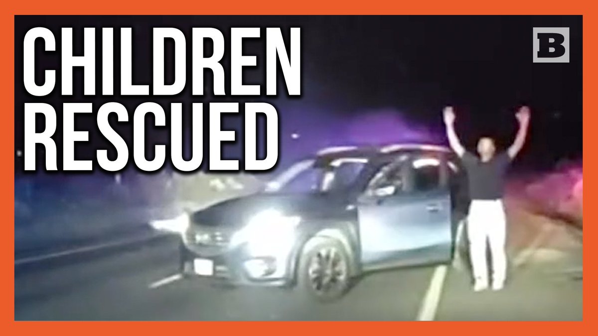 State patrol officers recently released footage captured in George, Washington, of police performing a PIT maneuver to rescue children who were allegedly kidnapped.