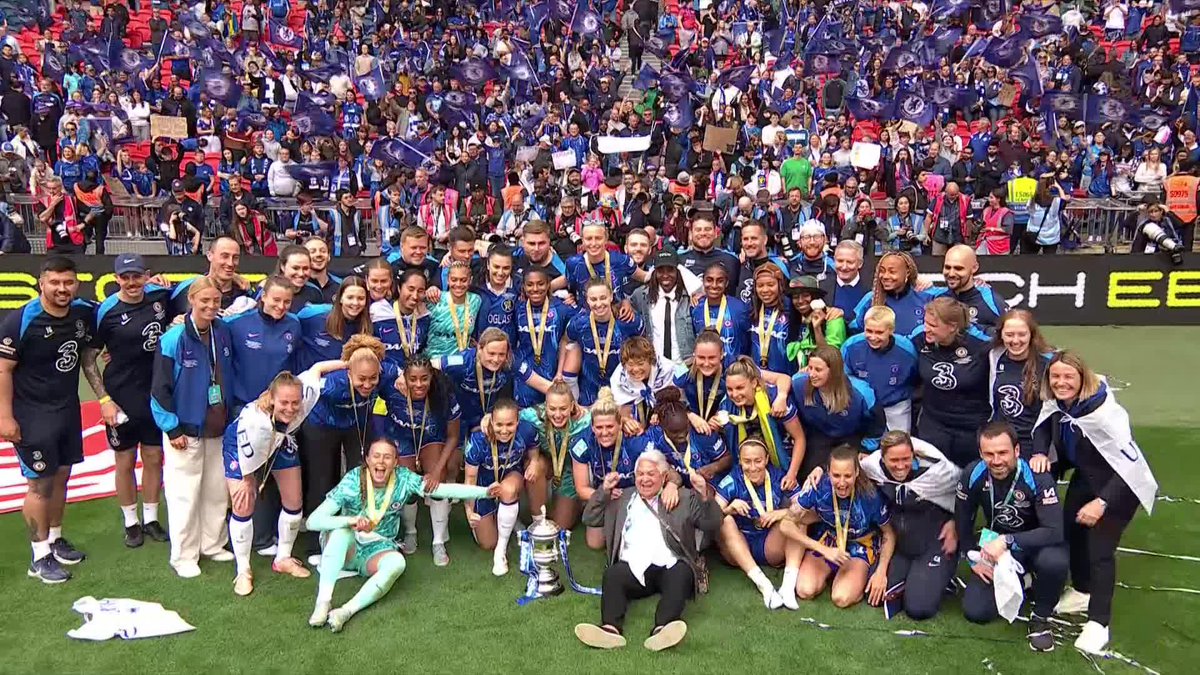 DOMINANCE. This Chelsea FC Women team is incredible 💙 #AdobeWomensFACup