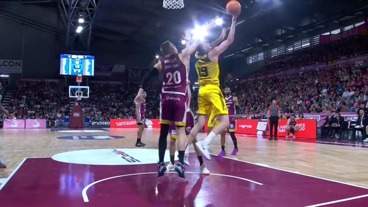 🤯 Giorgi Shermadini la ha metido... ¿DE ESPALDAS? 📺 Basket en Movistar Plus+ | #ConectaConTuPasión #LigaEndesa | La Laguna Tenerife