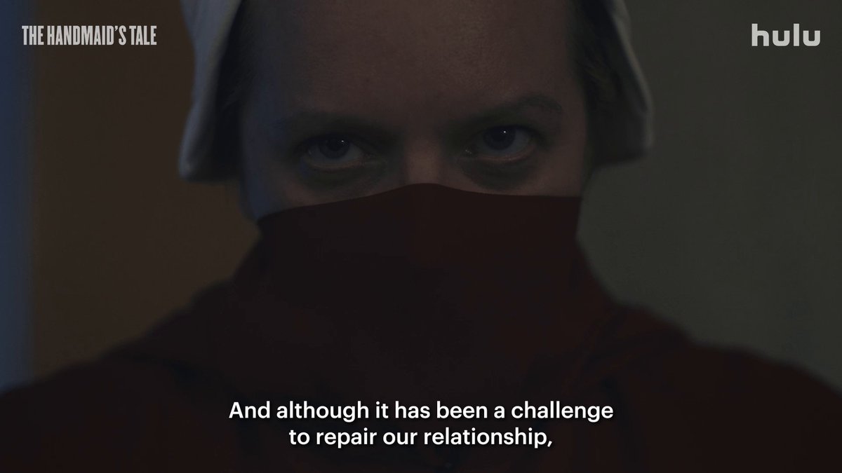Is the "forgiveness" in the room with us? #TheHandmaidsTale