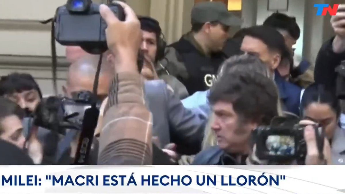 "Llorón": Porque Javier Milei aseguró que Mauricio Macri ‘está hecho un llorón’