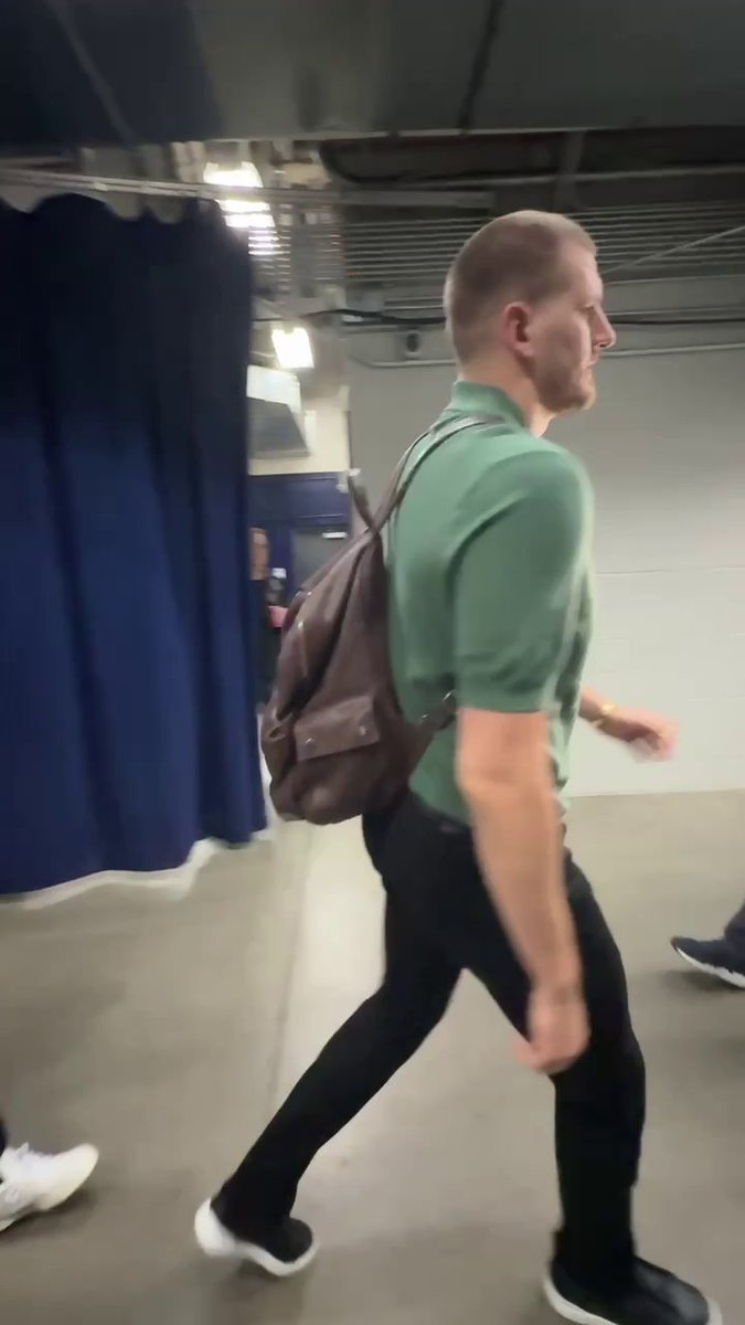 Nikola Jokic in the polo before Game 7 😤 📺 Nuggets-Thunder Game 7 | 3:30 PM ET | ABC