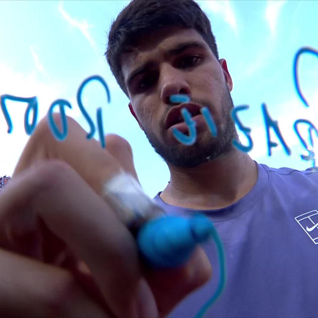 Signed, Sealed, Delivered ✍️ Carlos Alcaraz ❤️🇮🇹