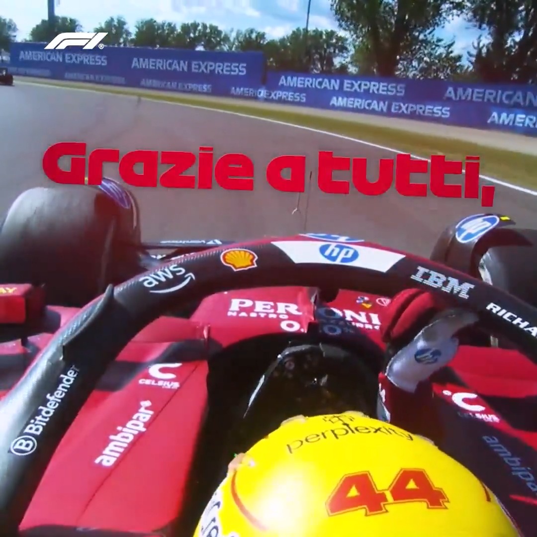 Immense pride and positivity from Lewis Hamilton 💪 #F1 #ImolaGP Scuderia Ferrari HP