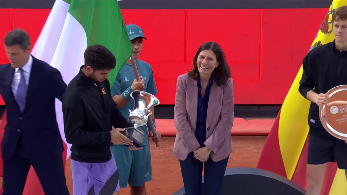 Well earned, champ ๐ Carlos Alcaraz #IBI25