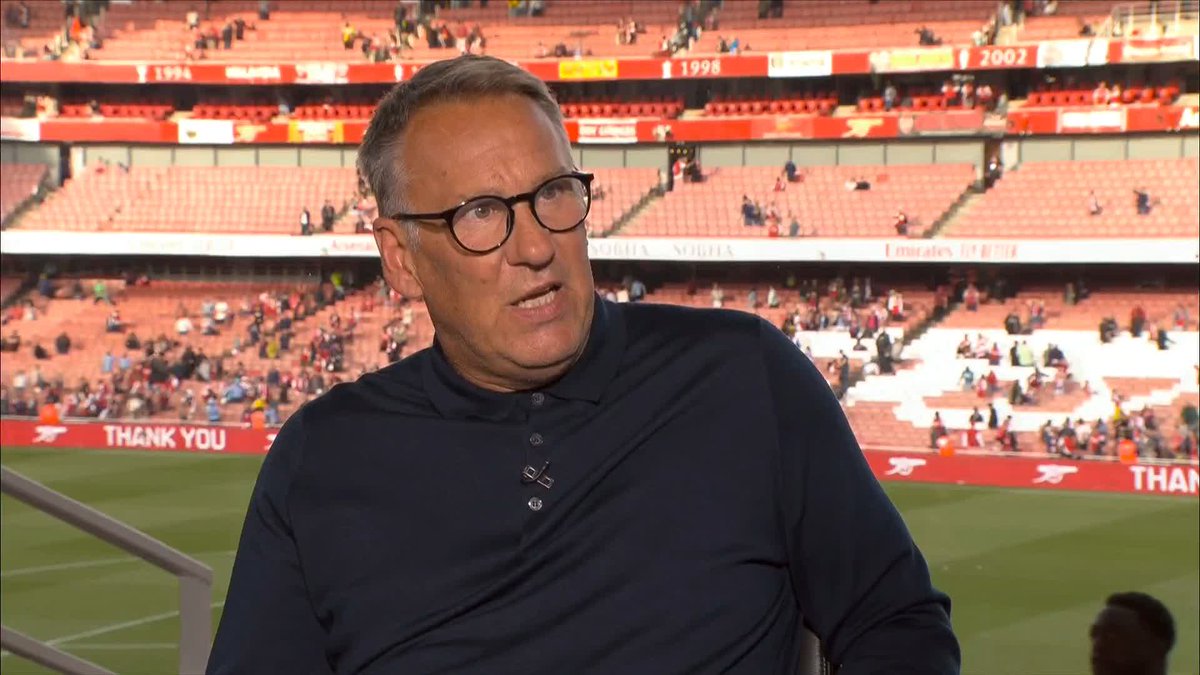 "He's [Mikel Arteta] got to be in the top two at Christmas or they will go for someone else" 😬 Paul Merson says Mikel Arteta has to win a trophy next season 🏆