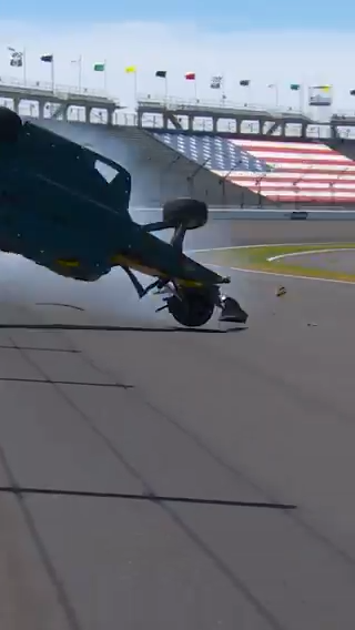 The sound of Scott McLaughlin's #Indy500 practice crash.