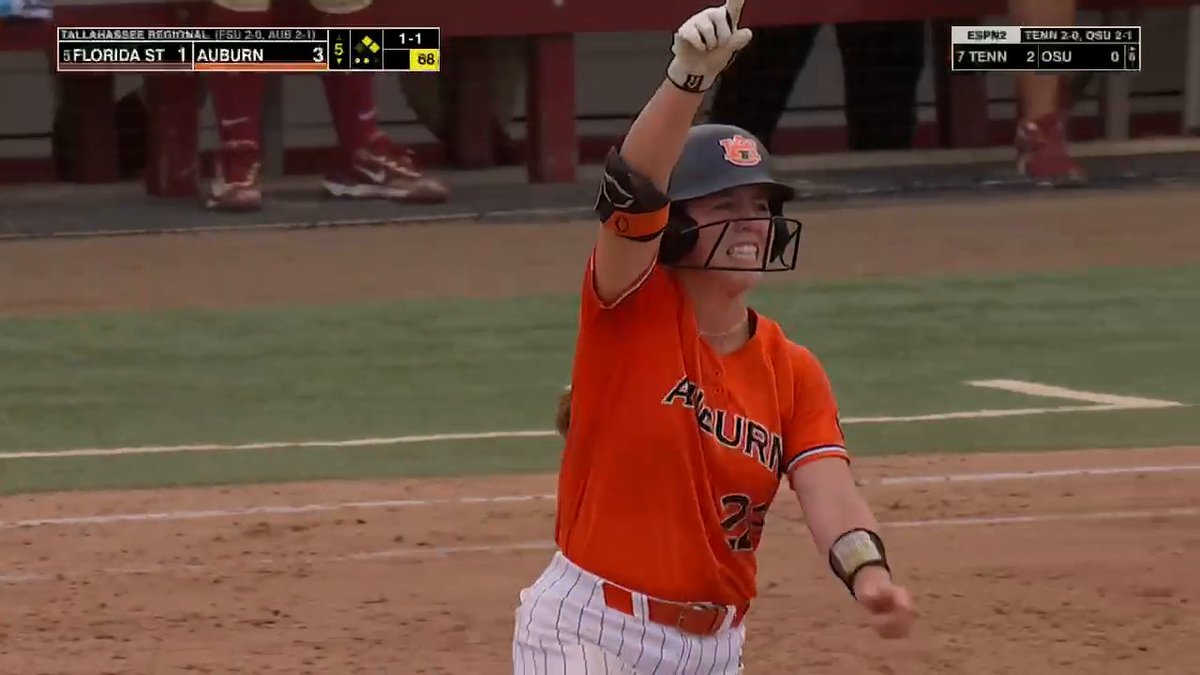 BACK-TO-BACK JACKS 👀 👀 Auburn takes a 7-1 lead over No. 5 Florida State 😯