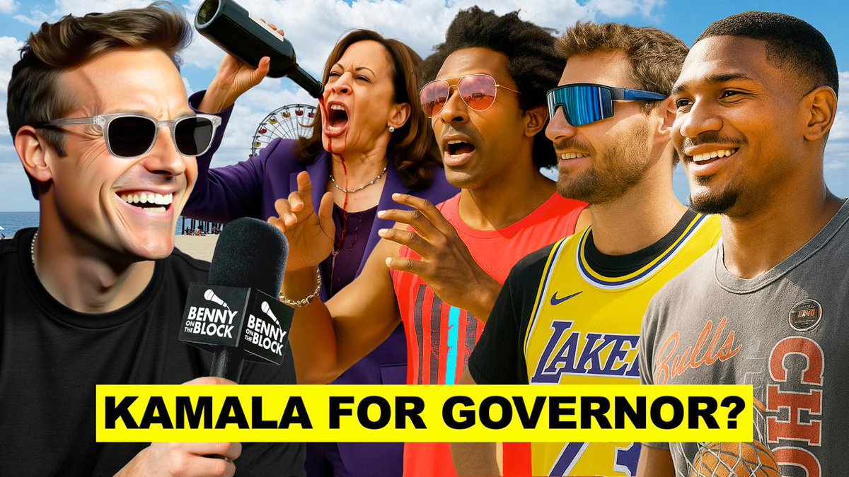 Just hit Huntington Beach to ask one question: Are you ready for Kamala to be Governor of California? She’s going to need more wine. Brutal. Just watch: