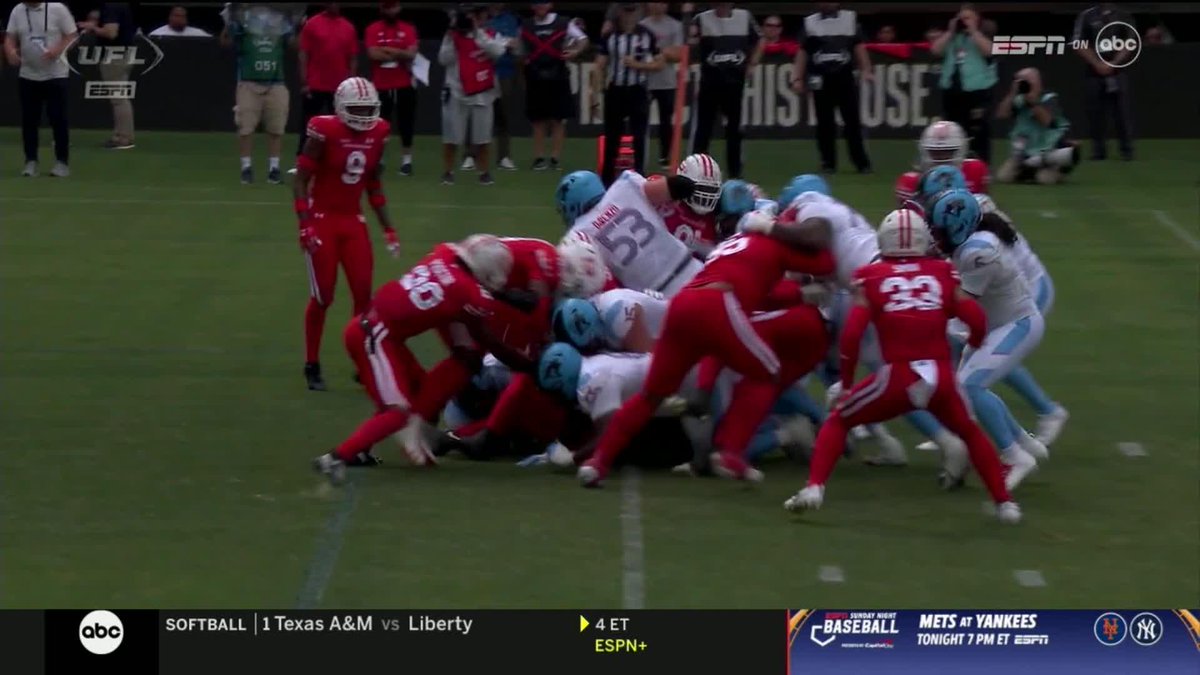 We're not done yet 😤 TD Ahlers 👏