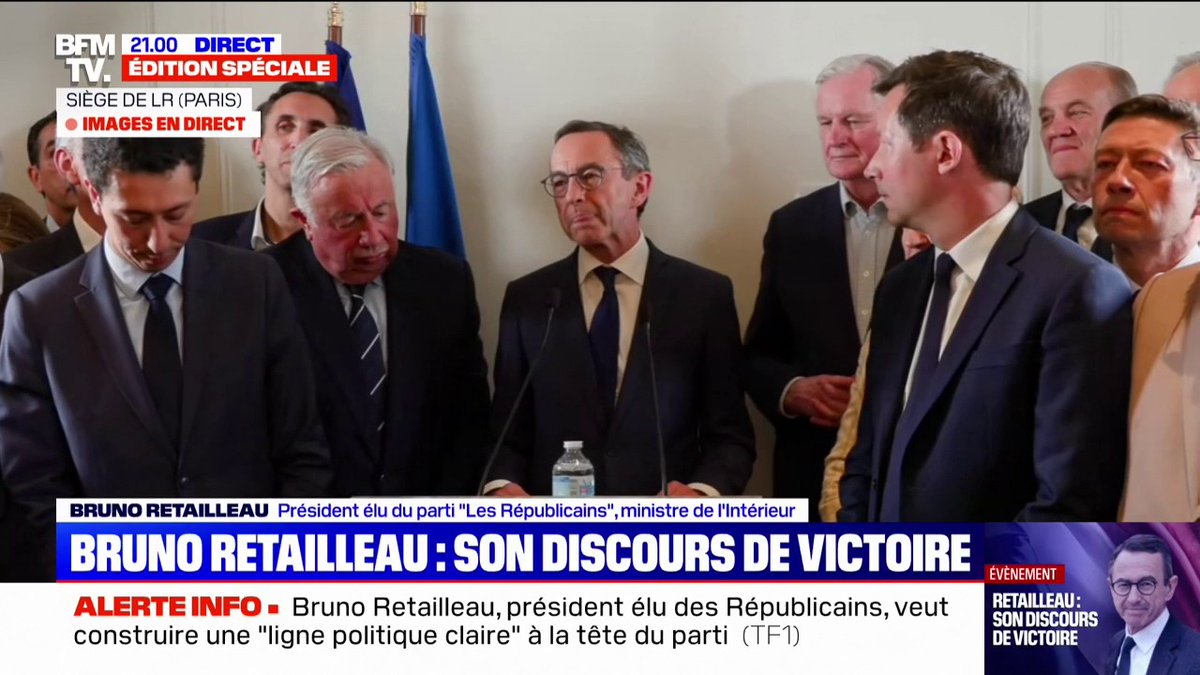 Présidence LR: "Nous avons fait se lever un vrai espoir", déclare Bruno Retailleau