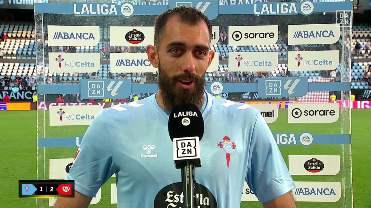 "Hoy es especial. Espero que no sea el último" ❤️ "Queremos conseguirlo por ellos" 🔊 Borja Iglesias y el que ha podido ser su último partido en Balaídos con la camiseta del Celta #LALIGAenDAZN ⚽