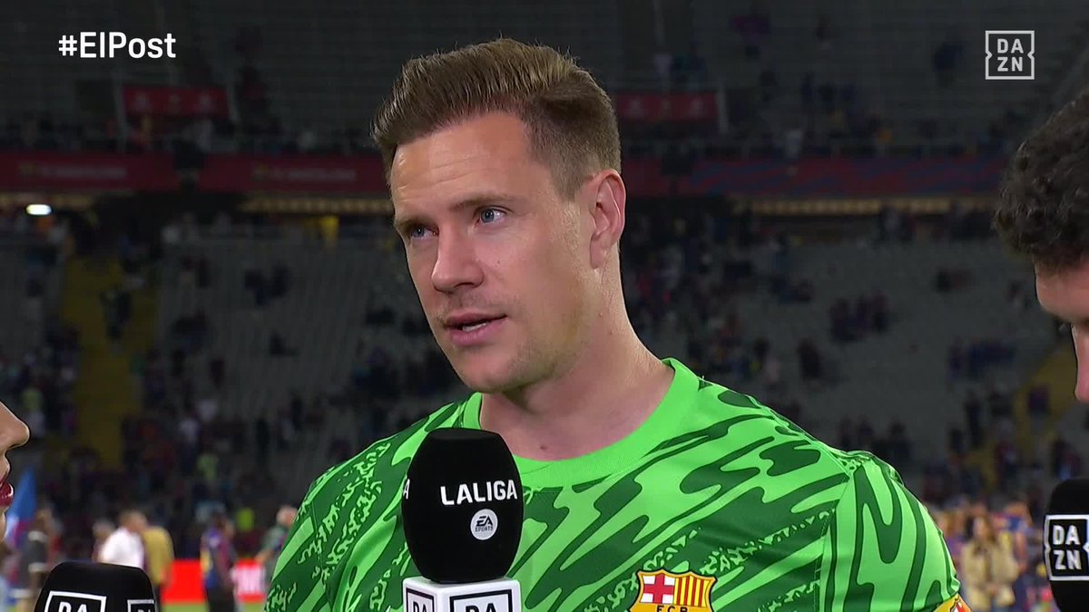 🗣️ Ter Stegen, tras su lesión "Significa muchísimo, se vuelve a disfrutar como nunca. Se valoran mucho más las cosas" #LALIGAenDAZN ⚽