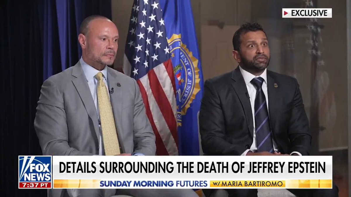 Kash Patel and Dan Bongino say Jeffrey Epstein killed himself. So either Patel and Bongino have launched a new Deep State coverup to protect co-conspirators in a demonic sex trafficking ring, or Epstein did in fact kill himself