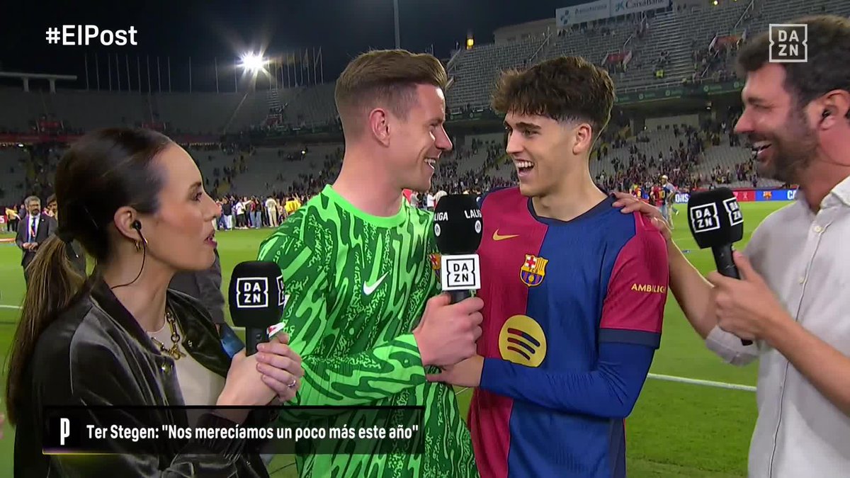 ¡MOMENTAZO! Cubarsí diciéndole a Ter Stegen que se vaya ya 😂😂😂 #LALIGAenDAZN ⚽