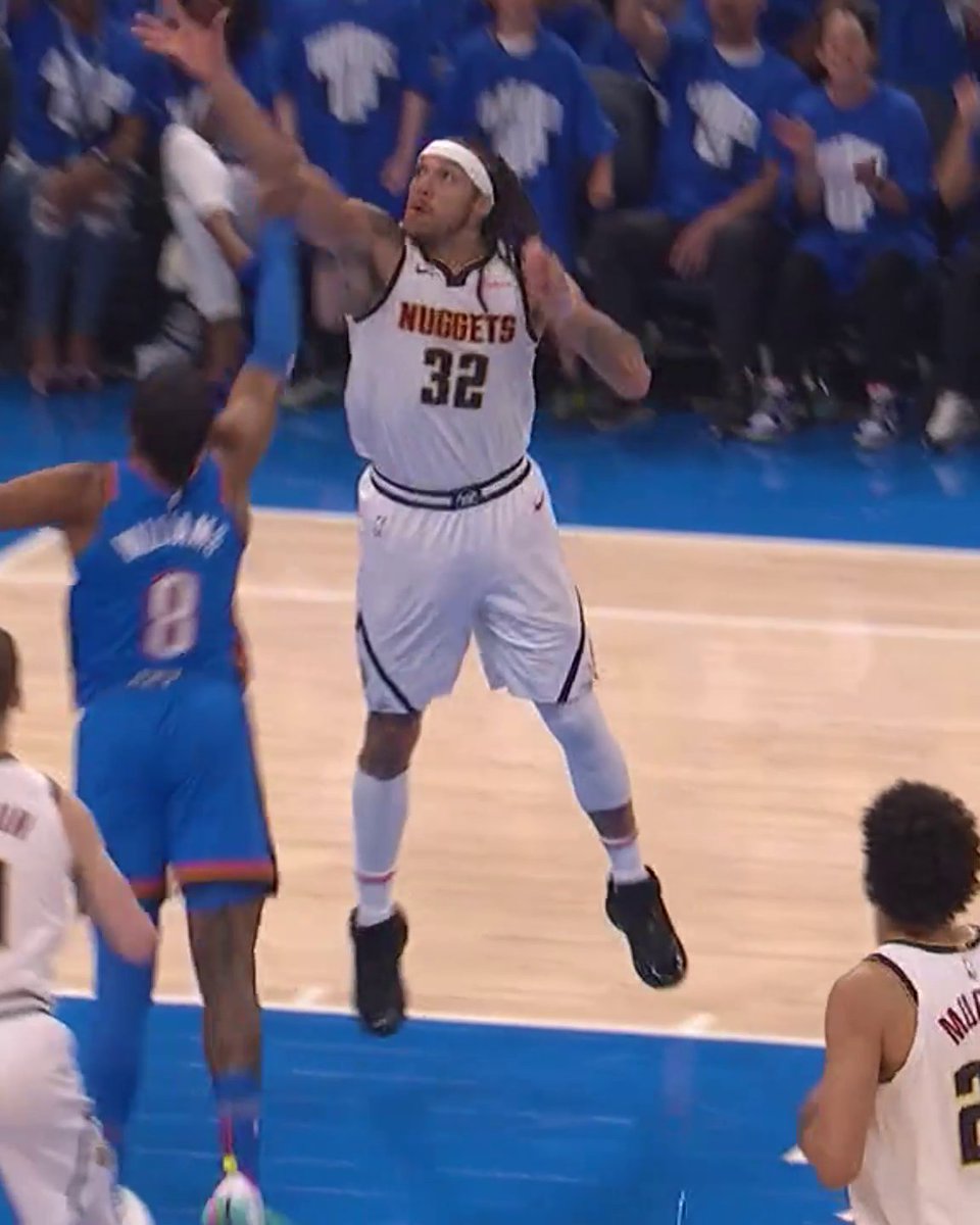 Aaron Gordon giving it his all in Game 7 with a grade 2 hamstring strain 😳