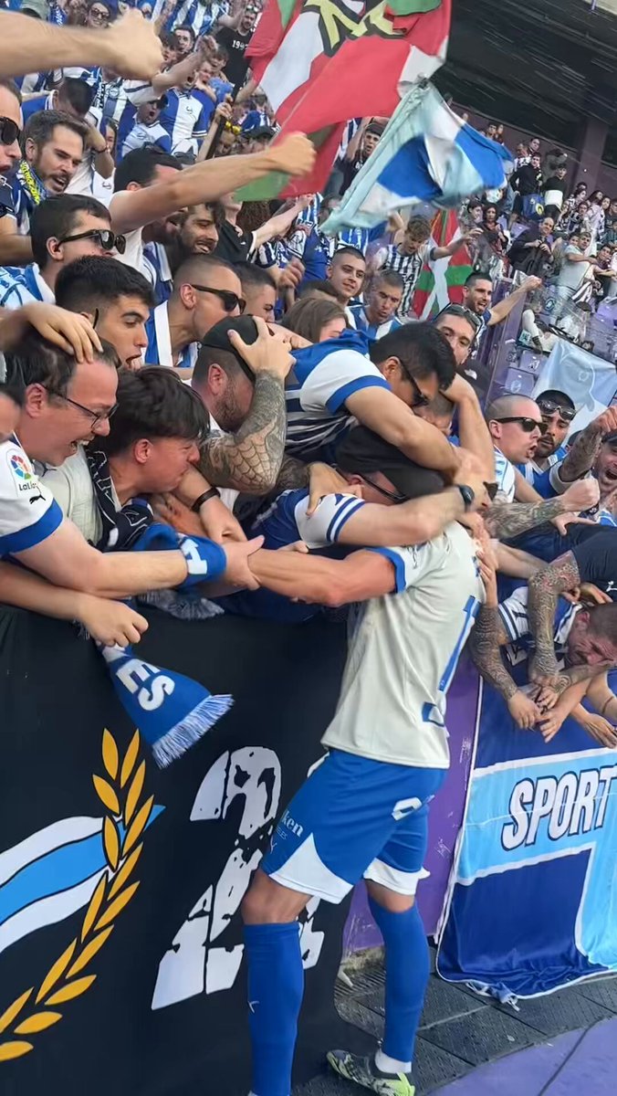 Esto es tremendo. Tremendo. #GloriosoDePrimera #AquíNadieSeRinde #RealValladolidAlavés #GoazenGlorioso ⚪🔵