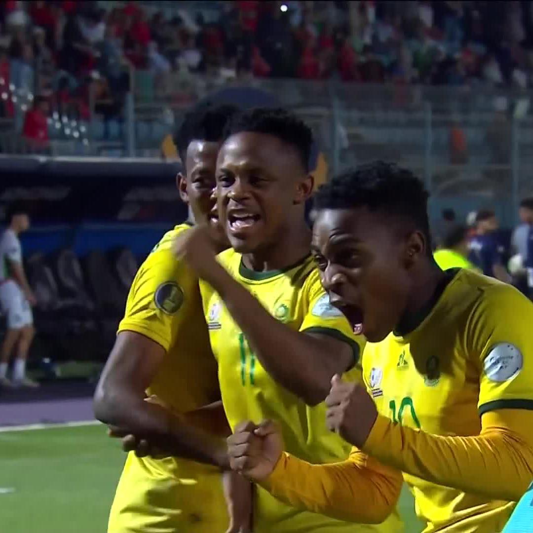 The moment South Africa became the U20 champions of Africa ๐ฟ๐ฆ๐ #TotalEnergiesAFCONU20