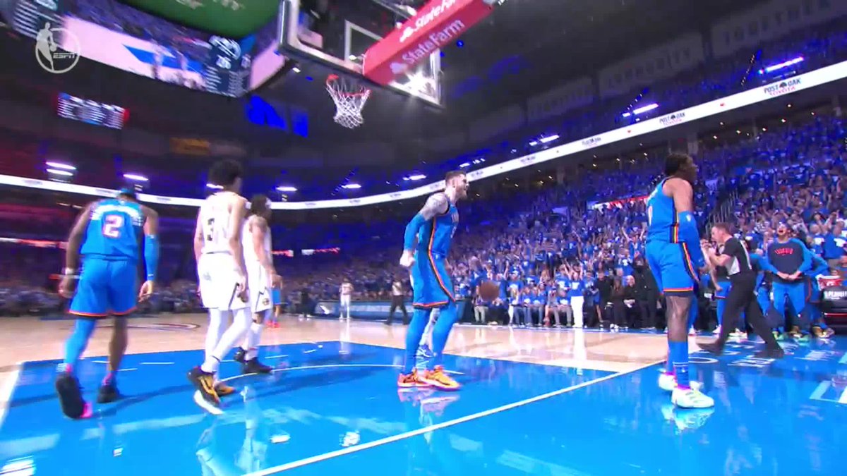 JDUB OFF GLASS FOR OKC'S FIRST LEAD ⚡